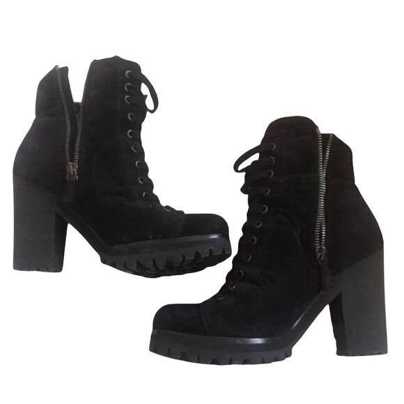Prada Black Suede Boots | Size 10 - Picture 6 of 12